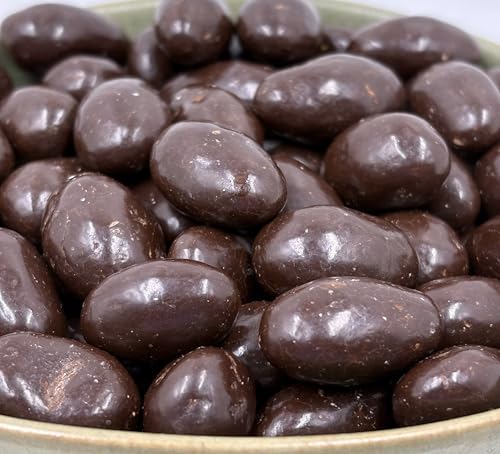 NULTHY - 500gr Almendra con Chocolate Negro - Snack Gourmet Premium, Frutos Secos, Recubiertos de Chocolate, Postre y Aperitivo