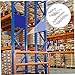 STOBOK 100Pcs Heavy Duty Pallet Rack Safety Pins Drop Pins with Bolt Construction for Secure Industrial Storage Shelving Systems