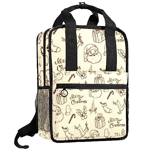 Sac à dos de Noël enfant 35.5x26x12 cm avec bretelles ajustables confort