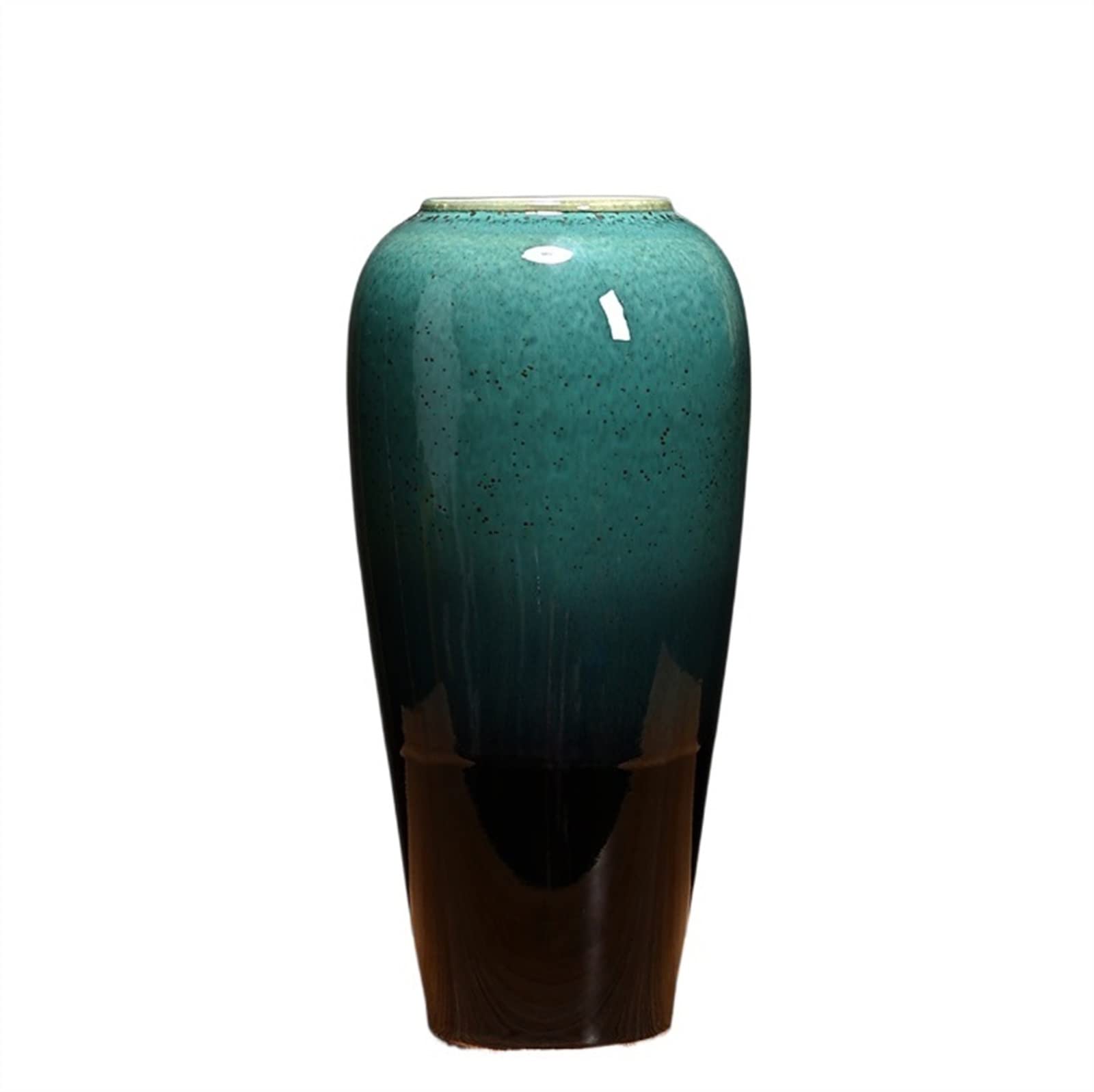 Bzgpmfud One Color Vase Desktop Flower Ceramic S Decorations Furnishings New Chinese Style Living Room Dry Arrangement Hydroponics Green Plants(L)