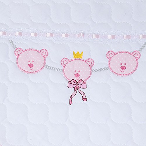 Manta Acolchoada, Papi Textil, Rosa, 90Cmx90Cm