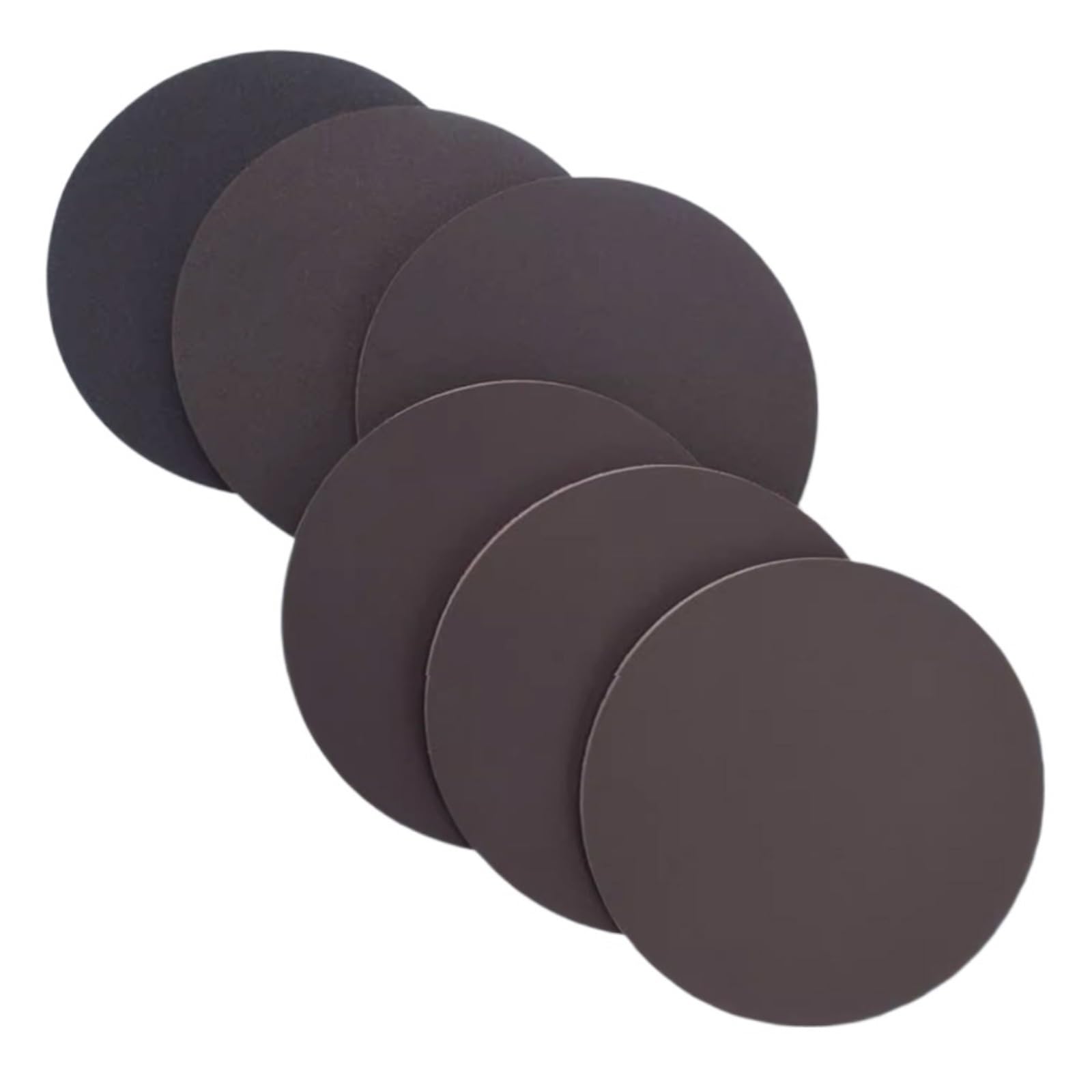 Papel de lija Circular flocado esponja arena madera modelo hoja pulido autoadhesivo Adecuado para lijar muebles, madera y metal(2000,125mm)