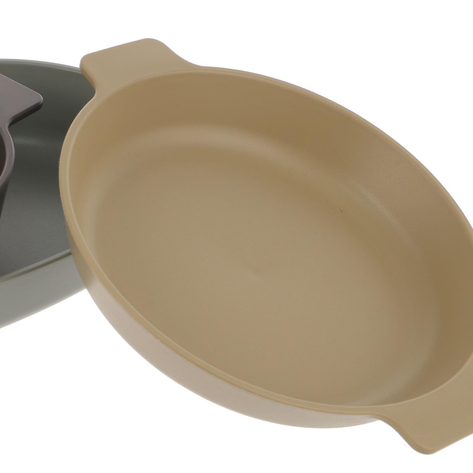 Juego de Vajilla Portátil de Plástico Ligera para Camping y Barbacoa