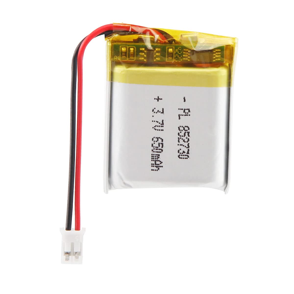 YTKavq 3.7V 650mAh Battery 852730 Lithium Polymer Ion Rechargeable Li-ion Li-Po Battery with 2P PH 2.0mm Pitch Connector