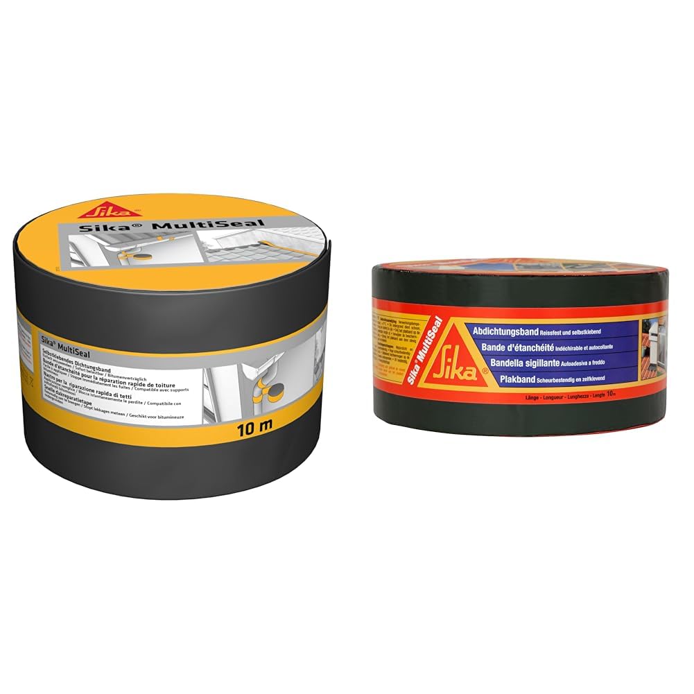 Sika MultiSeal gris bande d'étanchéité autocollante aluminium gris-vert 100mm x 10m