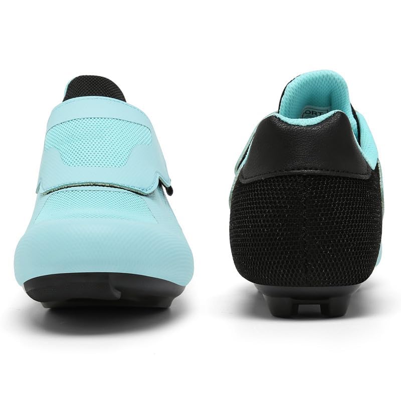 Image of Womens Cycling Shoes Compatible with Peloton Indoor Road Bike Riding Shoes Pre-Installed Delta Cleats Clip Outdoor Pedal