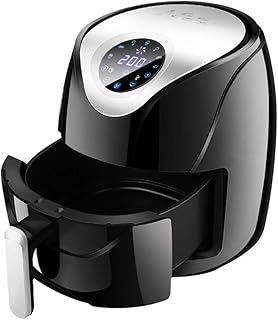 Air Fryer, Numérique Mini Air Fryer 7-en-1 Sans Huile Saine Fryer Capacité Four/Cuisinière Faible Teneur En Gras Cuisson Minuterie Et Entièrement Réglable LED Température De Commande Affichage 5.5L