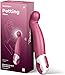 Vibrador Punto G Satisfyer Vibes 'Petting Hippo', estimulador de clítoris con 12 modos de vibración, juguete sexual para mujeres, resistente al agua (IPX7) recargable