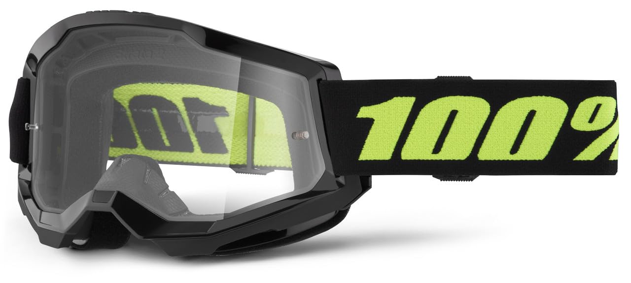 100% STRATA 2 Goggles - Sports Goggles for Motocross & Mountain Biking - Eyewear for Bike Riders - Motocross Goggles for Men