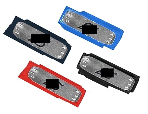 colorful Ninja Headband, Leaf Village Metal Logo Plated Headband (4 PACK)