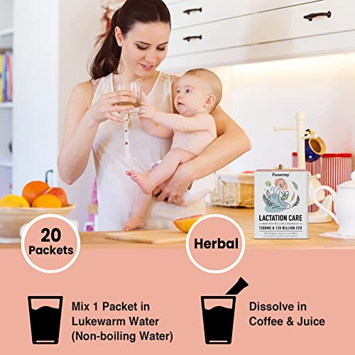Funermy Postnatal Probiotics Lactation Supplements - Postpartum Vitamins For Breastfeeding Moms, Postpartum Probiotics Lactation Support For Gut And Digestive Health, 20 Packets #TOP5