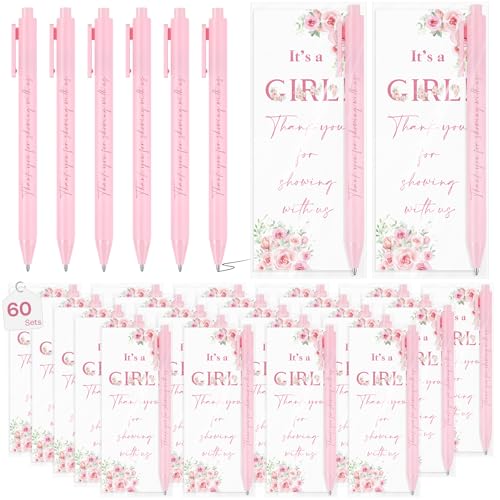 Bolígrafos para regalos de baby shower, recuerdos listos para entregar con marcapáginas