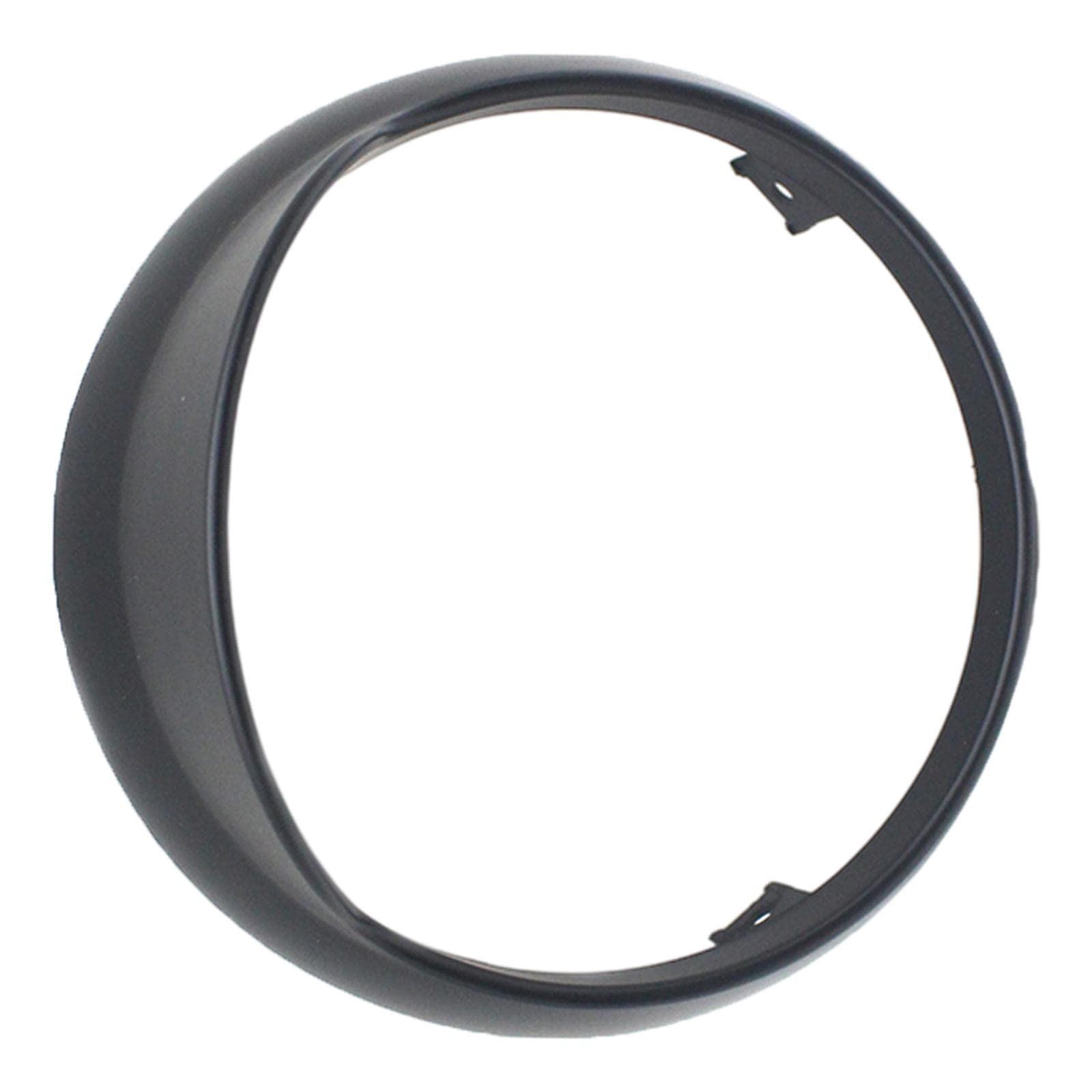 Bisel de faro resistente hecho de plástico protector carcasa embellecedor negro Primavera 8