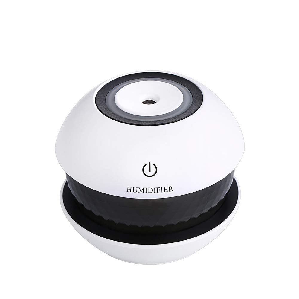 SEAHAVEN Magic Cup Cool Mist Humidifiers Essential Oil Diffuser Aroma Air Humidifier with Led Night Light Colorful Change for Car, Office, Babies, home, air humidifier for room (BLACK DIAMOND)-image-42