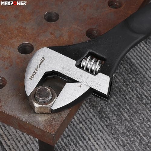 Image of MAXPOWER 16 inch Spud Wrench, Max Jaw Opening 1-9 /16 inch | Continuous-tapered Handle for Alignment