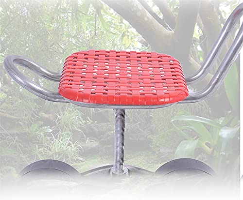 Tuinwagen Rollende Werkstoel Tuinstoel Op Wiel, Draaibare Onkruidkruk Voor Het Planten Van Buitentaken, Buitenwerkstoel… - Image 7