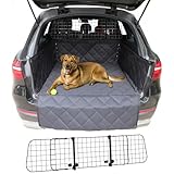 Shield Autocare Dog Guard for Car Boot Bundle with Quilted Boot Liner Protector | Heavy Duty Universal Fit Cover for Cars, Estates & SUV's