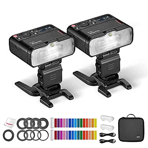 Godox MF12 Makroblitz-Kit mit 2 Lichtern, 2,4 GHz kabellose Steuerung, 3,7 V/6,29 W Lithium-Batterie, kompatibel mit… – Bild 3