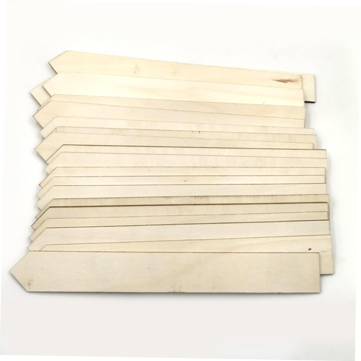Mipcase 100pièce Étiquettes De Jardin Bois Longues Résistantes Lot De Marqueurs Rustiques Pour Plantes Pots Et Plein Air Marquage Pour Potager Et Extérieur