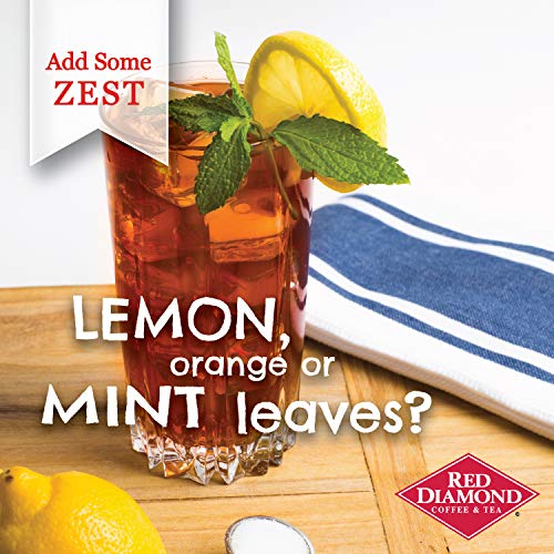 Red Diamond Iced Tea Bags, Gallon Size Tea Bags, Delicious And Freshly Brewed Taste, Special Premium Blend, 12 Count Gallon-Size Bags (12 Pack - 144 Count) #TOP5