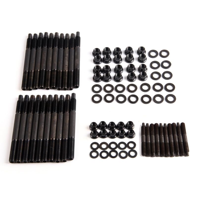 MR HELLO LS Head Bolts & Gasket Kit Set - Complete Cylinder Studs, Nuts & Screws for 04-19 Chevy LS1 LS3 5.3L 5.7L 6.0L Engines​ 234-4317