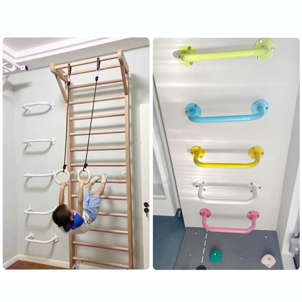 GZHERVICES 1 Unidad - Asas De Acero Al Carbono Para Parques Infantiles: Barras De Agarre Resistentes Para Techo (tipo Barra De Mono), Aptas Para Juegos De Interior Y Exterior, Casitas De Juegos -