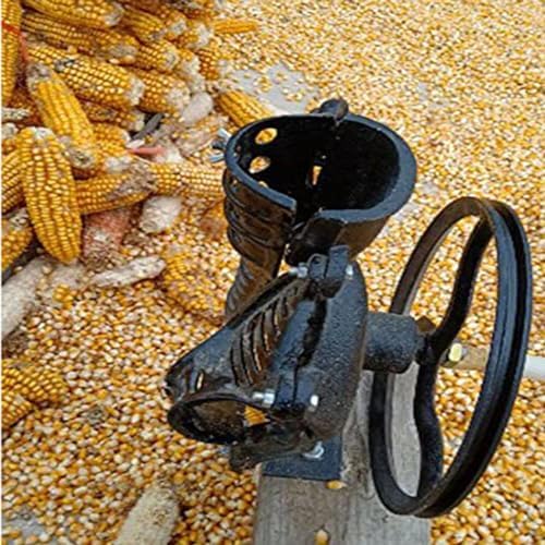 Heavy Duty Manual Corn Thresher, 40-60kg/h Corn Sheller with Wooden Handle, 98% Threshing Rate, Efficient Corn Stripping Machine, Durable Corn Shucker Tool