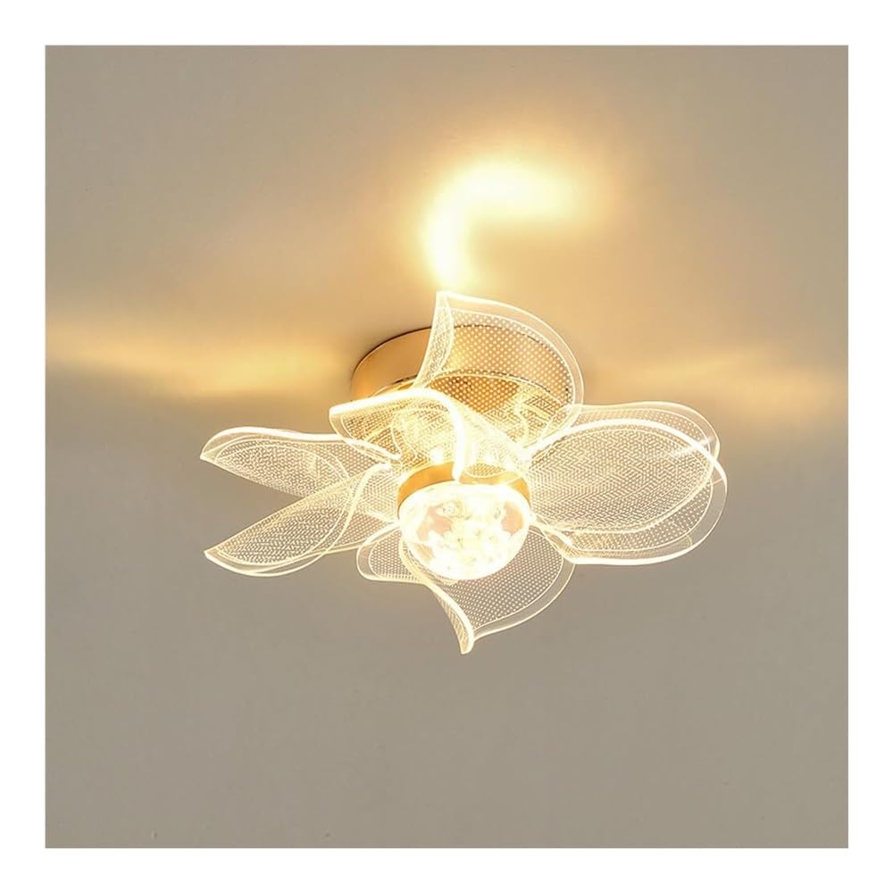 Lampe de plafond design fleur plafonnier moderne acrylique luminaire d'intérieur