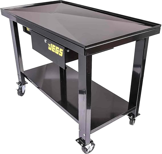 JEGS Transmission Teardown Work Station 1/2 Ton Capacity Sloping Drain Table