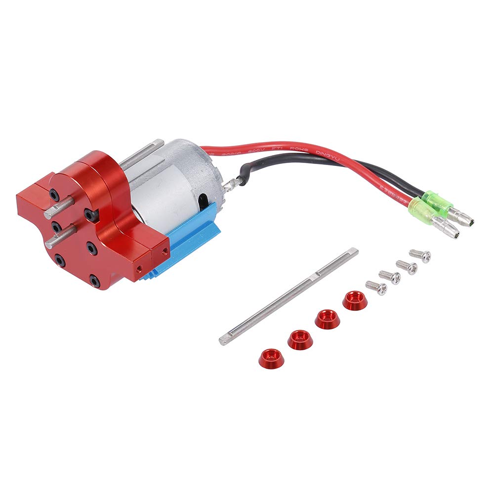 UNOモータ赤/銀(オフロード)車用540モデル Amazon.com: GoolRC Metal Gearbox 380 Brushed Motor Speed Change