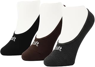CULT Women’s Cotton Low Cut Invisible Socks – Ultra Soft, Breathable, Anti-Microbial, Terry Solid – Comfortable Everyday S... Price In India