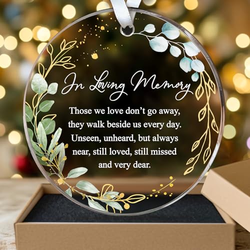 ZAGKOO Memorial Ornament - Memorial Keepsake Ornament...