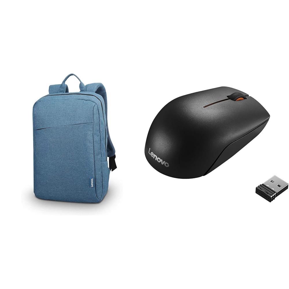 Lenovo 15.6″ Casual Backpack B210, Durable and Water- Repellent Fabric, School & Office Use, Padded