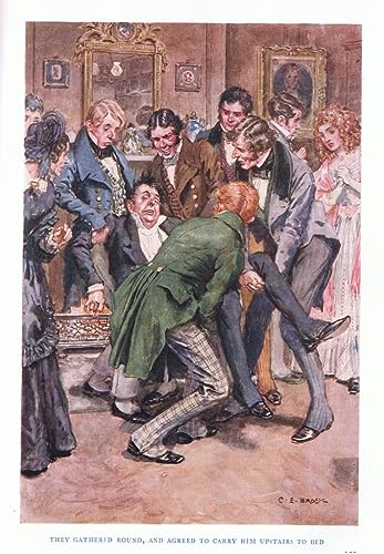 Poster Charles Edmund Brock 50x70 cm toile art classique illustration littéraire sans cadre