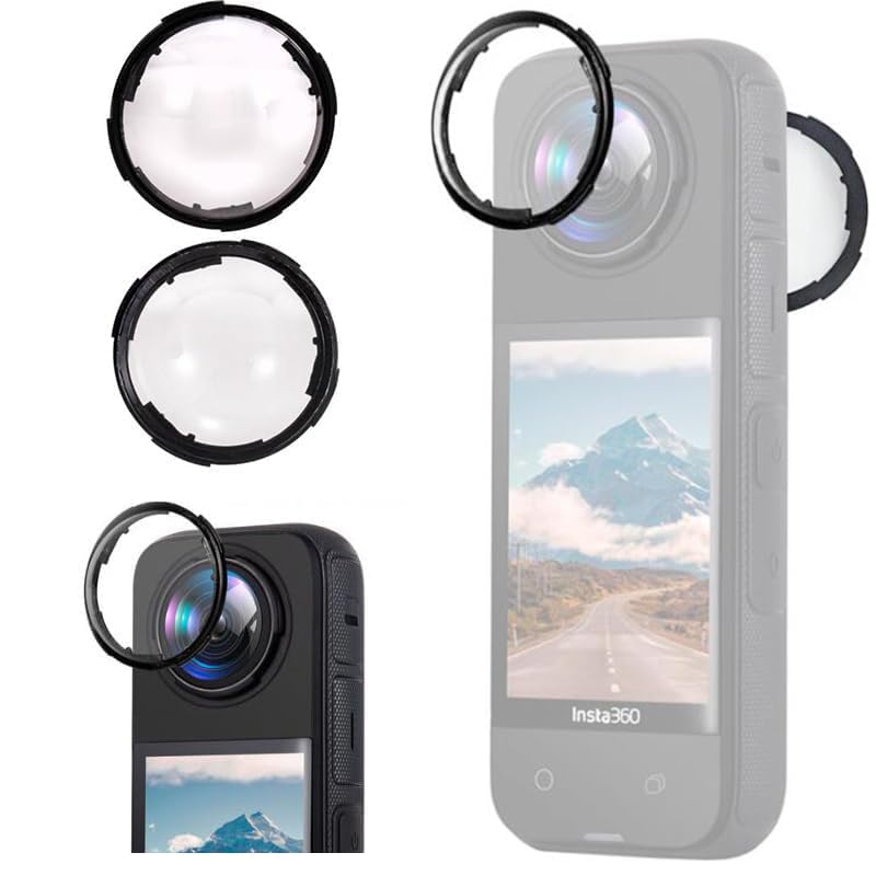 Amazon | Insta360 X4 用 レンズガード 光学ガラス レンズ保護カバー 