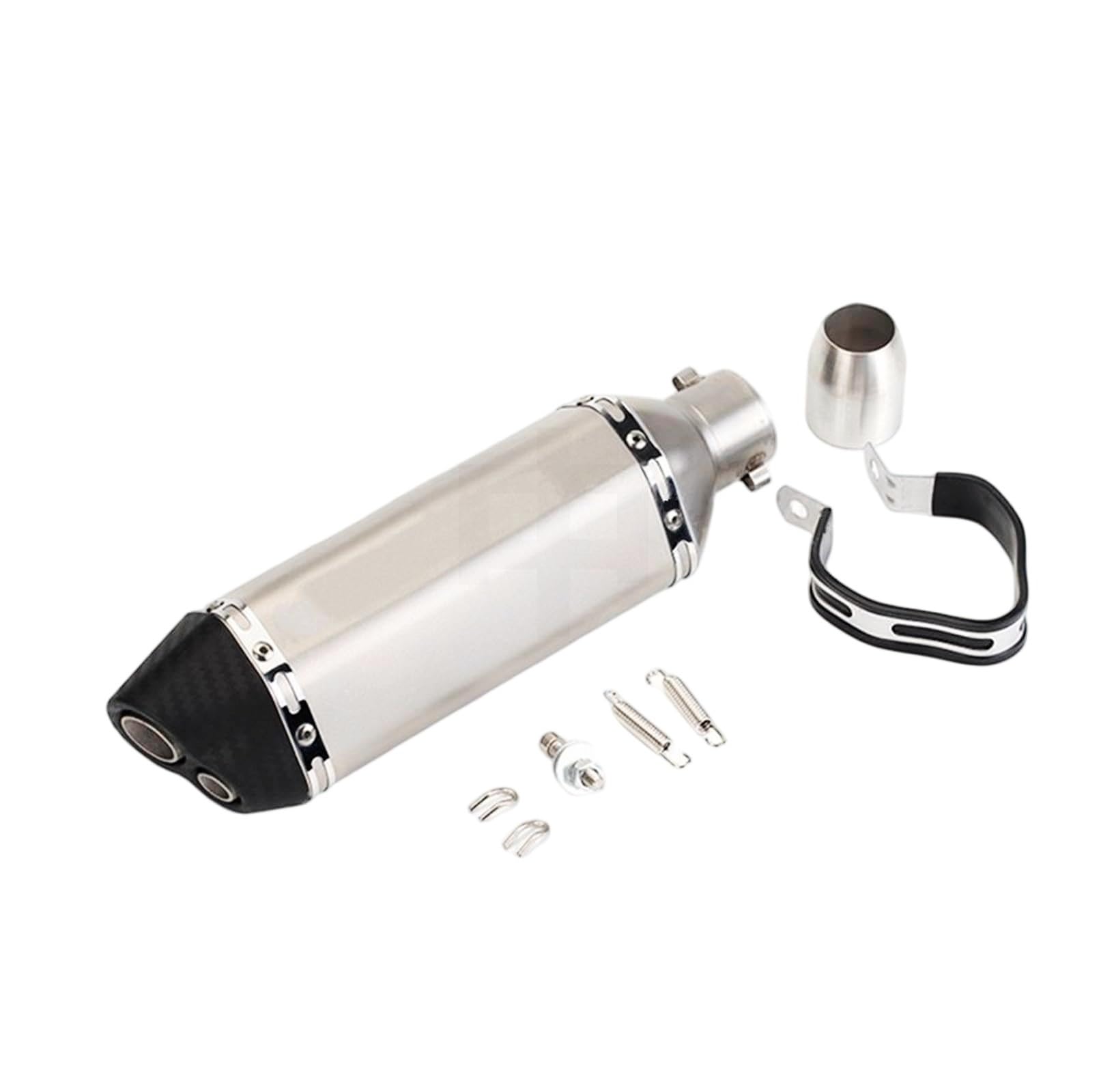 Tubo di Scarico Moto Doppio Foro Lato Sinistro Destro Silenziatore Per FZ1 FZ8 FZ6N R1 R3 R25 Tubo di scarico moto