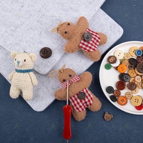 ANNASAMDO, 2 Pack Needle Felting Pad Grey 8 x 10 Inch Needle Felting Mat for Wool Project Crafts