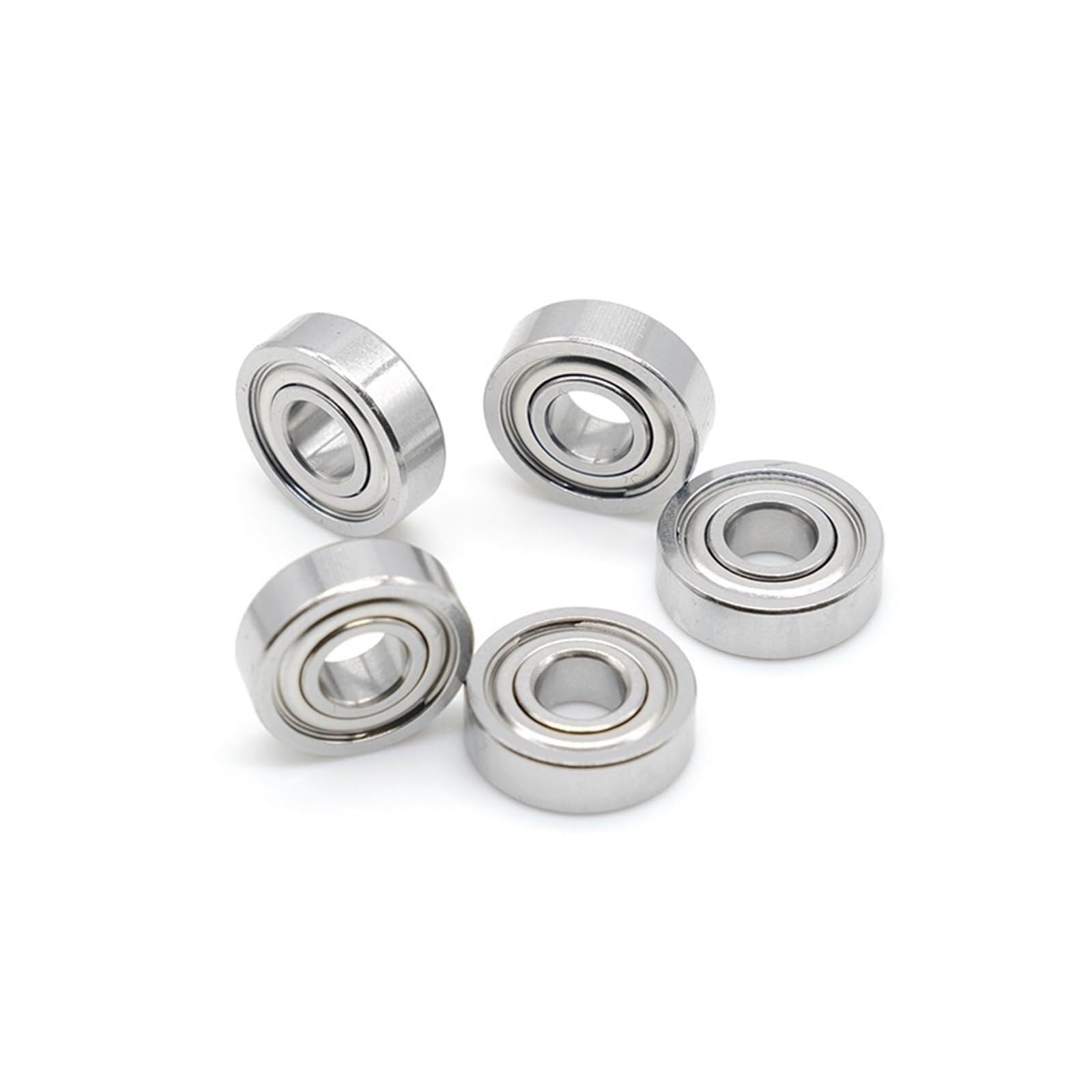 Gqnblvhzupdm One Color Industrial Shaft Bearings, 695Zz Bearing 10Pcs 5X13x4 Mm Abec-9 695 Zz Ball Bearings 695-2Zz Metal Sealed Lucky