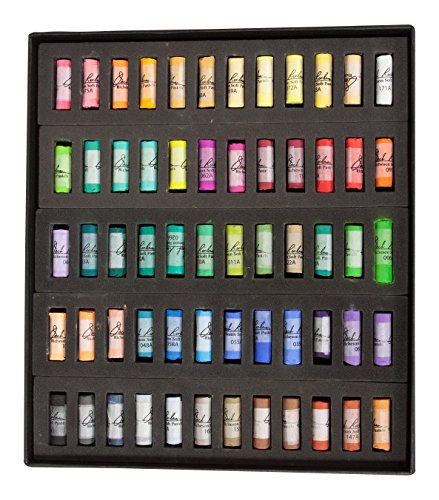 Demi-bâtons pastels ronds Jack Richeson lot de 60 couleurs pour artistes exigeants