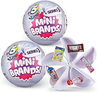5 Surprise Mini Brands Series 3 - Mystery Brand Collectibles Made Mini by Zuru - 2 Pack, Multicolor