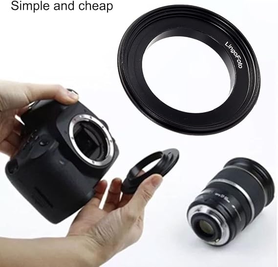 72mm Macro Reverse Lens Adapter for Sony NEX E Mount Mirrorless Cameras