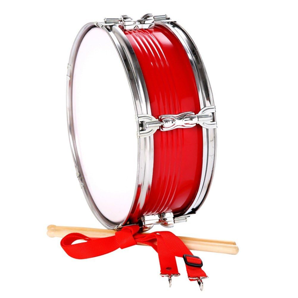 Werbel 33 cm, perkusyjne instrumenty muzyczne do nauki instrumentów muzycznych werbel z pałeczkami perkusyjnymi