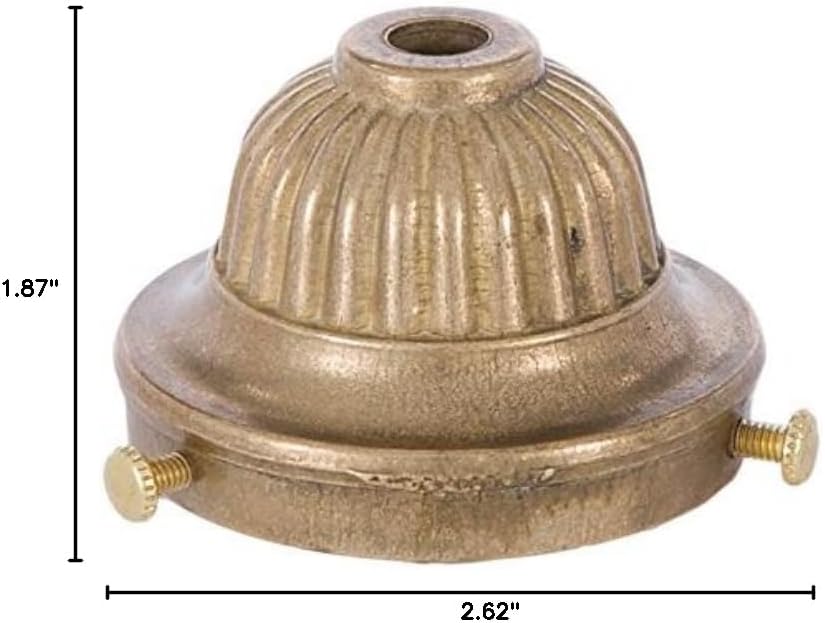 B&P Lamp® 2 1/4 Inch Cast Brass UNO Shade Holder