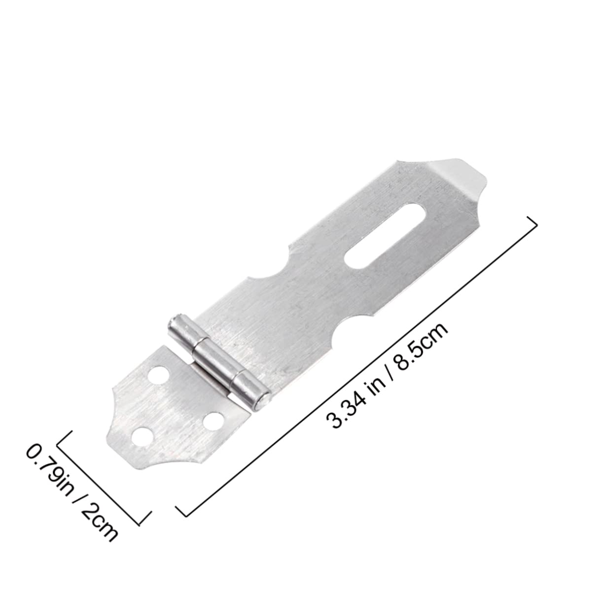 ARTIBETTER 20pcs Padlock Hasp Latch for Doors Windows Cabinets Stainless Steel Heavy Duty Hasp Lock