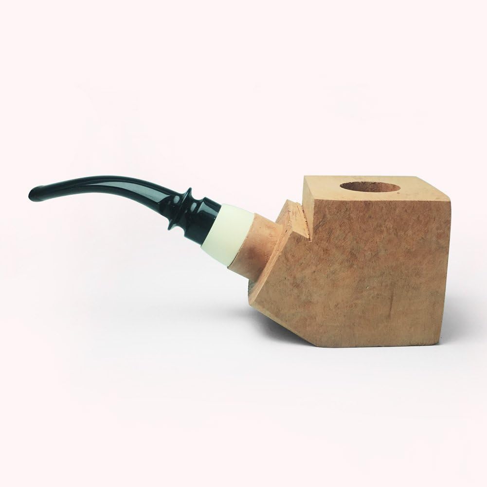 Tobacco Pipe Mediterranean Briar Wood Block - Semi-finished Tobacco Pipe -Style 11