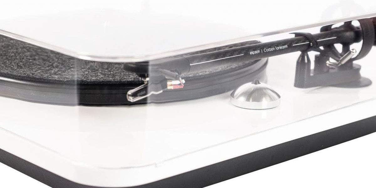 Platine Vinyle Elipson pré-amplifié Bluetooth Chroma 400 RIAA BT - Made in France - Couleur Blanche