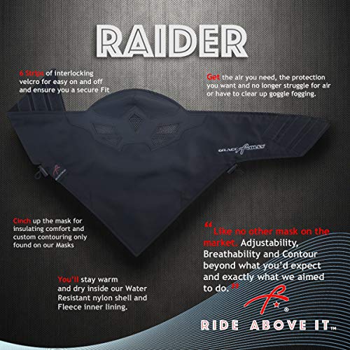 Half Face Mask For Cold Winter Weather. Use This Half Balaclava For Snowboarding, Ski, Motorcycle. (Many Colors) (Black) #TOP1