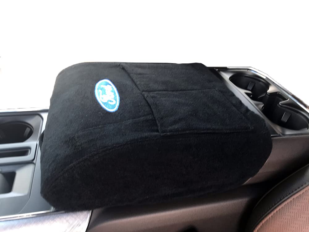 Seat Armour Official Licensed Ford Logo Embroidered Auto Armrest Center ...