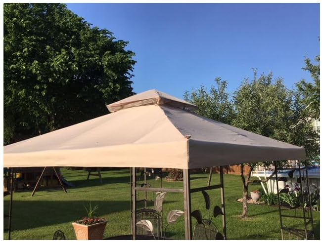 Miniatura 5 de Garden Winds Cubierta superior de toldo de repuesto para el cenador Aldi Leaf - Estándar 350