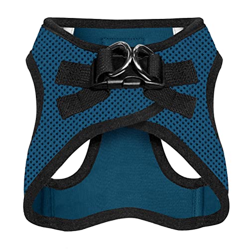 Voyager Step-In Air Dog Harness - All Weather Mesh Step In Vest Harness For Small And Medium Dogs By Best Pet Supplies - Blue Base, M #TOP1